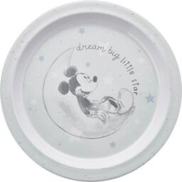 Disney Mickey Baby 5 Piece Melamine Feeding Set Cup Bowl Plate Cutlery Blue - thumbnail 4