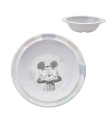 Disney Mickey Baby 5 Piece Melamine Feeding Set Cup Bowl Plate Cutlery Blue - thumbnail 2