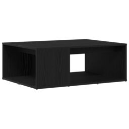 Berkfield Home Coffee Table Black Oak 90x67x33 cm Engineered Wood - Size: 90 x 67 x 33 cm - thumbnail 5