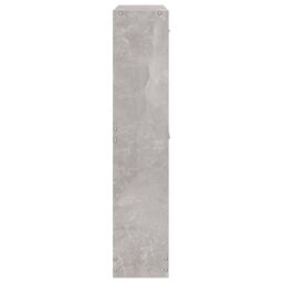 Berkfield Home Shoe Cabinet Concrete Grey 59x17x81 cm Engineered Wood - Size: 59 x 17 x 81 cm - thumbnail 6