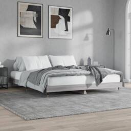 Berkfield Home Bed Frame Grey Sonoma 120x200 cm Engineered Wood - Size: Small Double - thumbnail 2