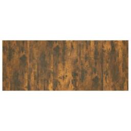 Berkfield Home Classic Bed Headboard with Cabinets Smoked Oak Engineered Wood in Brown - thumbnail 7