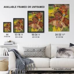"Artery8 Lumberjack Abstract Portrait Kubincan Wall Art Poster Print - Size: W24"" x H32""" - thumbnail 3