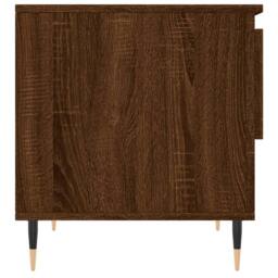 Berkfield Home Coffee Tables 2 pcs Brown Oak 50x46x50 cm Engineered Wood - Size: 50 x 46 x 50 cm - thumbnail 8