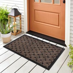 RugsX Antislip Vectra Doormat in Brown - Size: 50 cm x 80 cm - thumbnail 2