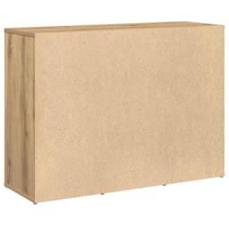 Berkfield Home Sideboard Artisan Oak 88x30x64 cm Engineered Wood in Brown - Size: 88 x 30 x 64 cm - thumbnail 6