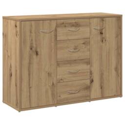 Berkfield Home Sideboard Artisan Oak 88x30x64 cm Engineered Wood in Brown - Size: 88 x 30 x 64 cm