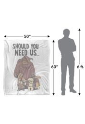 Jim Henson Labyrinth Should You Need Us Silky Touch Super Soft Throw Blanket 152 X 127 cm in White - thumbnail 5