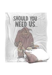 Jim Henson Labyrinth Should You Need Us Silky Touch Super Soft Throw Blanket 152 X 127 cm in White - thumbnail 2