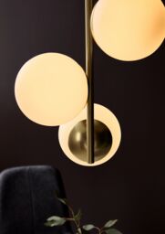 Nordlux Modern Indoor Pendant Light Brass Metal E14 Hand Blown Glass - Mains Powered, IP20 in Gold - thumbnail 5
