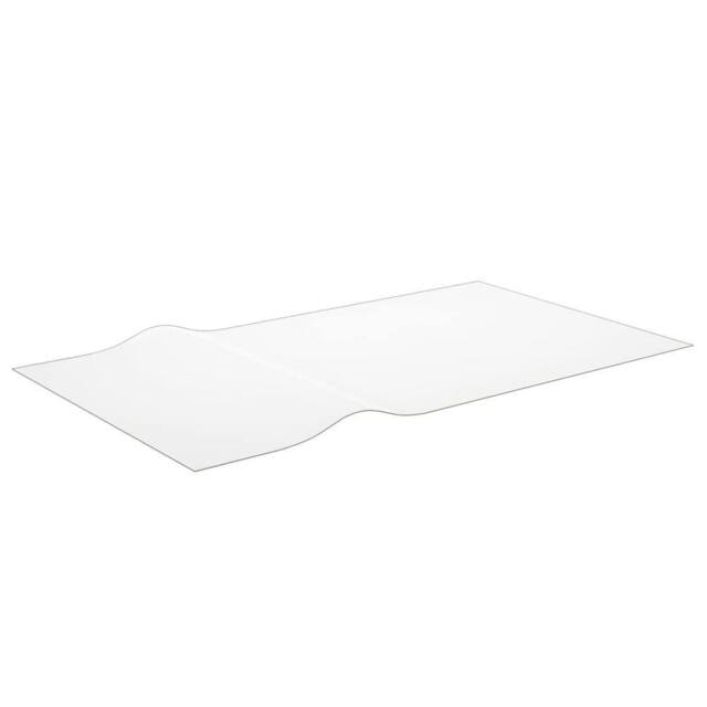 Berkfield Home Table Protector Transparent 120x60 cm 2 mm PVC in Clear - image 1