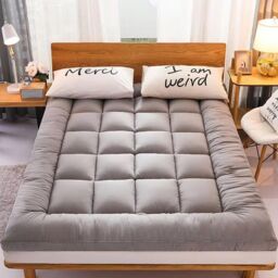 Hinsinc S-Plush Grey 10cm Deep Ultra-Thick Hotel-Grade Luxury Mattress Topper - thumbnail 1