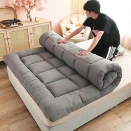 Hinsinc S-Plush Grey 10cm Deep Ultra-Thick Hotel-Grade Luxury Mattress Topper - thumbnail 3