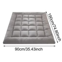 Hinsinc S-Plush Grey 10cm Deep Ultra-Thick Hotel-Grade Luxury Mattress Topper - thumbnail 2