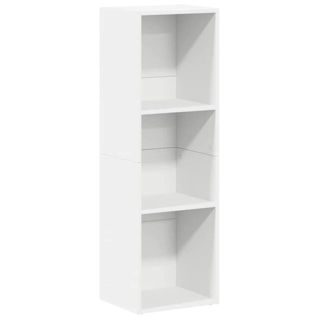 Berkfield Home Book Cabinet/TV Cabinet White 36x30x114 cm Engineered Wood - Size: 36 x 30 x 114 cm - image 1