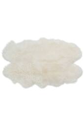 ExtraStar Irregular Shaped Ultra Soft Shaggy Area Rug in White - Size: 110 cm x 180 cm - thumbnail 3
