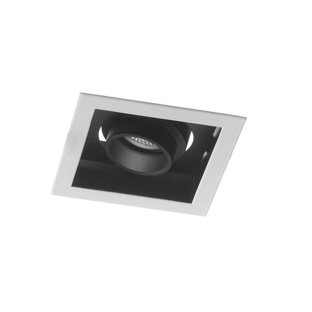 Netlighting APOLLO LED Recessed Adjustable Downlight Black 800lm 4000K 12x12x7.7cm - Size: 12x12x7.7 cm