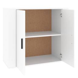 Berkfield Home Sideboard White 80x33x70 cm Engineered Wood - Size: 80 x 33 x 70 cm - thumbnail 4