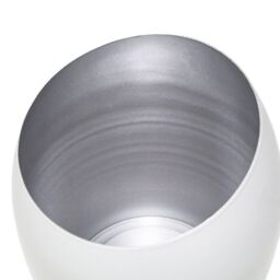 Happy Homewares Designer Matt Metal Integrated LED Table/Floor Lamp Uplighter in White - thumbnail 2