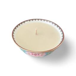 Candle Up Soul Bowl Teal Lotus Candle - thumbnail 2