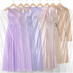 FLAVORA 50 Pack 40 Inch Clear Plastic Garment Dust Covers - thumbnail 4
