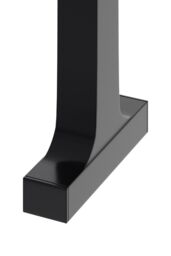 Living and Home 40cm/15.75 inch 2Pcs Black I-shaped Metal Table Legs Furniture Replacement Legs for Coffee Table - thumbnail 4