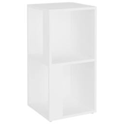 Berkfield Home Corner Cabinet White 33x33x67cm Engineered Wood - Size: 33 x 33 x 67 cm - thumbnail 1