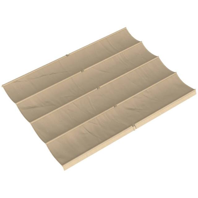 Kelvenix Retractable Pergola Canopy Only for 4 x 3 m Pergola in Khaki - Size: 0.6m2 - image 1