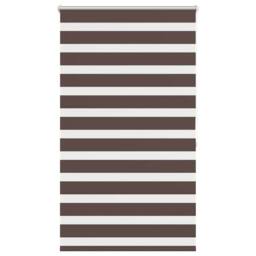 Berkfield Home Elegant Zebra Blind 80 x 175 cm Coffee in Brown - thumbnail 3