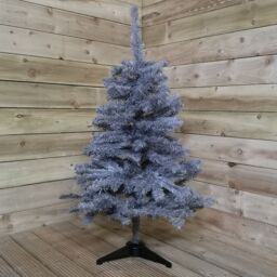 Samuel Alexander 4ft (120cm) Colorado Grey Spruce Christmas Tree with Wrapped Branches & 177 Tips - thumbnail 3