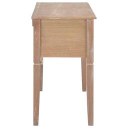 Berkfield Home Writing Desk Brown 109.5x45x77.5 cm Wood - thumbnail 5