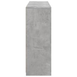 Berkfield Home Sideboards with LED Lights 3 pcs Concrete Grey Engineered Wood - thumbnail 9