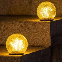 Obasyhig Solar-powered crack-resistant ground-mounted light-Style 5 in Warm White - thumbnail 5