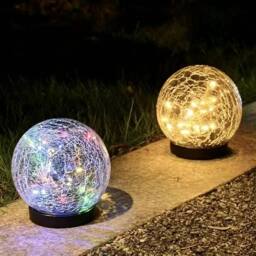 Obasyhig Solar-powered crack-resistant ground-mounted light-Style 5 in Warm White - thumbnail 2