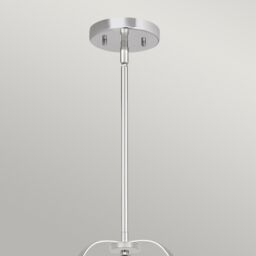 Netlighting Quoizel Wimberley Dome Pendant Ceiling Light Polished Chrome in Grey - thumbnail 2