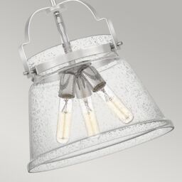 Netlighting Quoizel Wimberley Dome Pendant Ceiling Light Polished Chrome in Grey - thumbnail 3