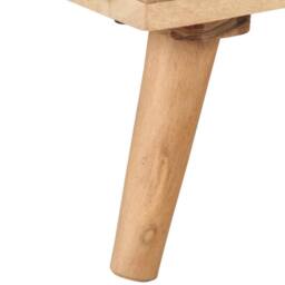Berkfield Home Bedside Cabinet 40x30x50 cm Solid Acacia Wood in Beige - Size: 40 x 30 x 50 cm - thumbnail 8