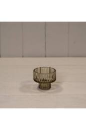 KDMD Smokey Brown Glass Candle Holder - 5mm - thumbnail 1