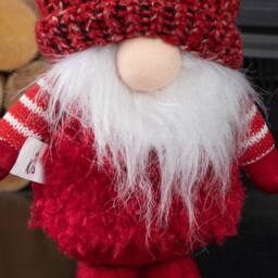 Samuel Alexander 30cm Red Gonk with Bobbly Hat Christmas Decoration - thumbnail 4