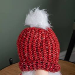 Samuel Alexander 30cm Red Gonk with Bobbly Hat Christmas Decoration - thumbnail 3