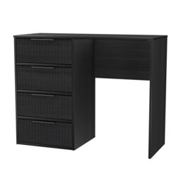 Ready Assembled 2 U Menai 4 Drawer Vanity (Ready Assembled) in Black - thumbnail 4