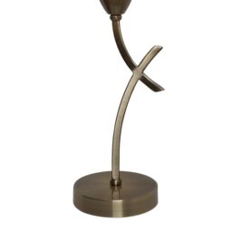Pagazzi Justina Antique Brass Table Lamp in Gold - thumbnail 5