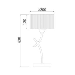 Pagazzi Justina Antique Brass Table Lamp in Gold - thumbnail 6