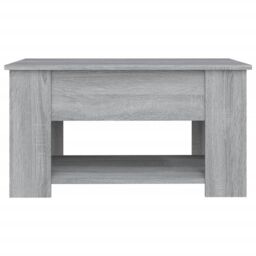 Berkfield Home Coffee Table Grey Sonoma 79x49x41 cm Engineered Wood - Size: 79 x 49 x 41 cm - thumbnail 6