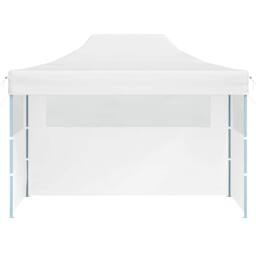 Berkfield Home Professional Folding Party Tent with 3 Sidewalls 3x4 m Steel White - thumbnail 4