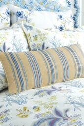 Sanderson 'Enys Garden' Cotton Cushion in Mustard - thumbnail 3
