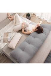 Living and Home Triangle Wedge Headboard Pillow Backrest Support Cushion in Grey - thumbnail 3