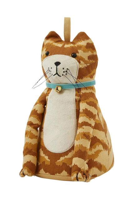 Ulster Weavers Marmalade Cat Animal Print 100% Cotton Shaped Doorstop in Orange - image 1