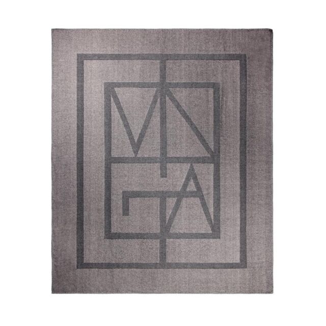 Vinga Monogram Blanket in Grey - image 1
