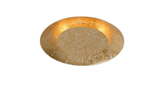 Lucide 'FOSKAL' Non Dimmable Stylish Modern Indoor LED Flush Ceiling Light in Yellow - image 1